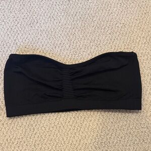 Fabletics Classic Black Bandeau Bra